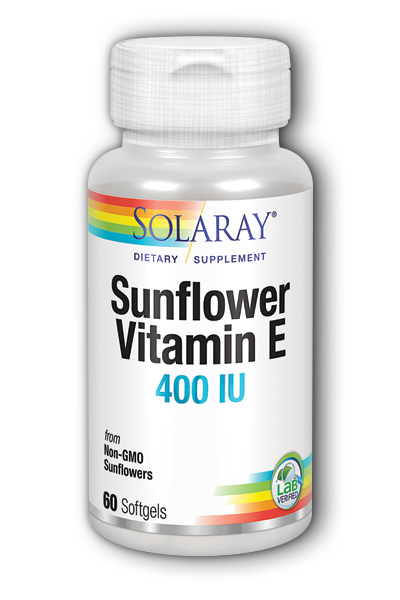 Solaray: Super Bio E 400IU (from Sunflower) 60 Softgels