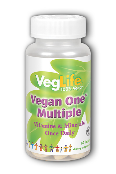 Veglife: Vegan One Multiple with Iron 60 ct Tablets