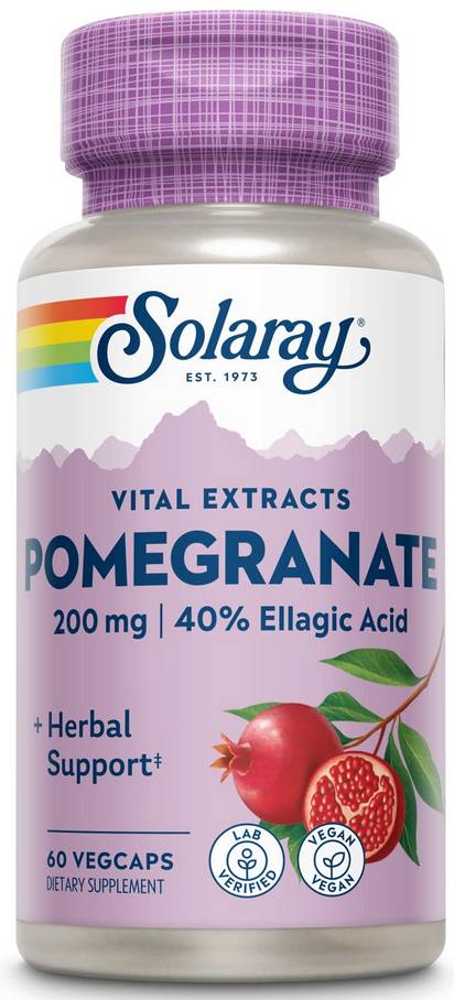 Solaray: Pomegranate Extract 60ct 200mg