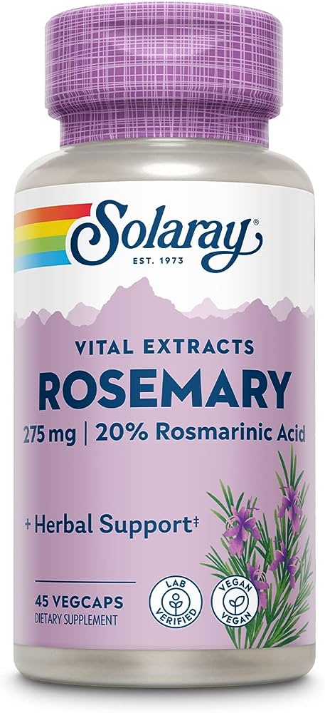Solaray: Rosemary Extract 45ct 275mg