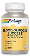 Solaray: Blood Glucose Success 90 Vcp