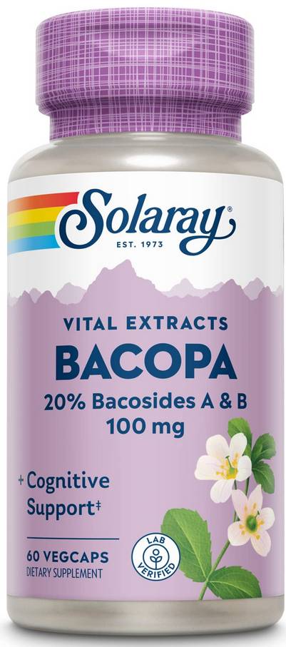 Bacopa Leaf Extract 60ct 100mg from Solaray