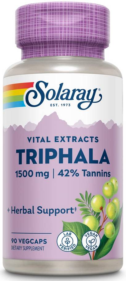Solaray: Triphala Extract 90ct 500mg