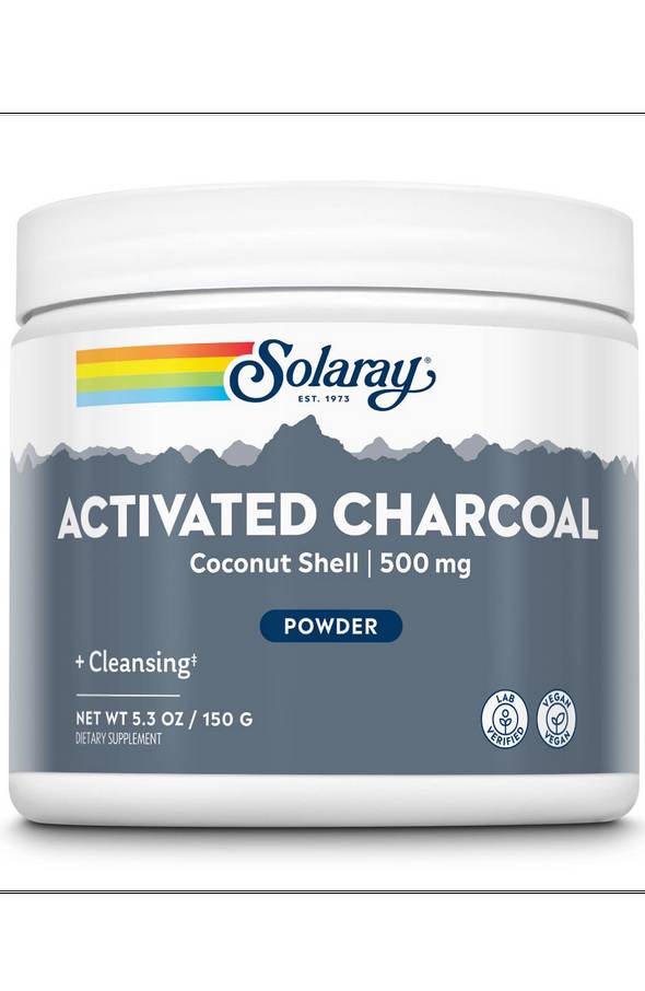 Solaray: Activated Charcoal Powder 75g