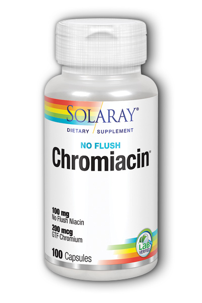 Solaray: Chromiacin 100ct 100mg