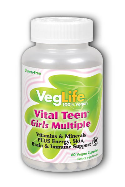 Veglife: Vital Teen Girl Multiple 60 Vegan Capsules