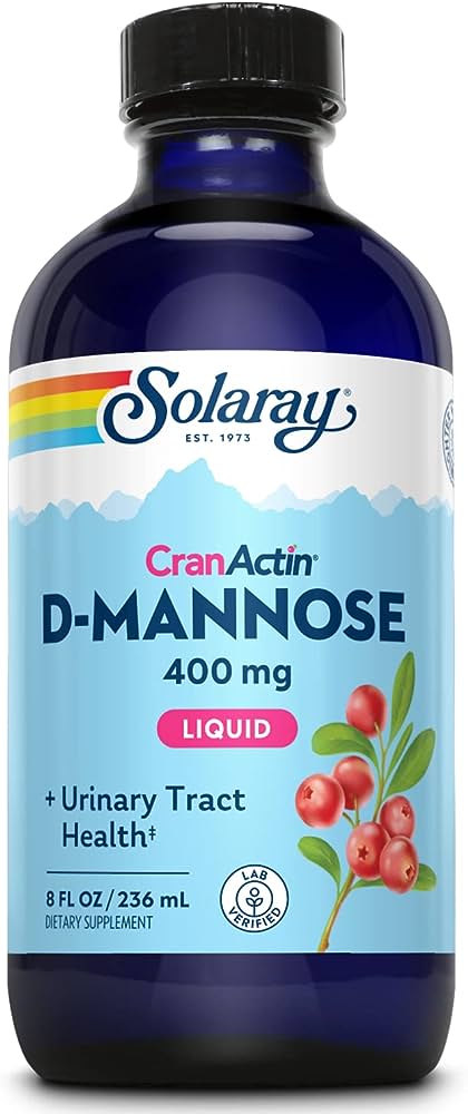 D-Mannose w/CranActin Cranberry Extract (Unflavored), 8 oz Liq