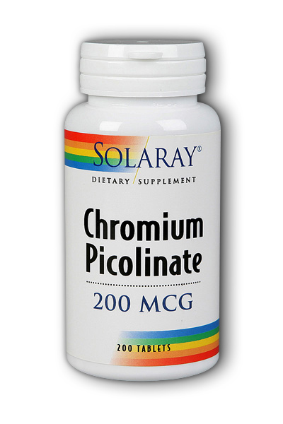 Chromium Picolinate-200, 200ct tabs 200mcg