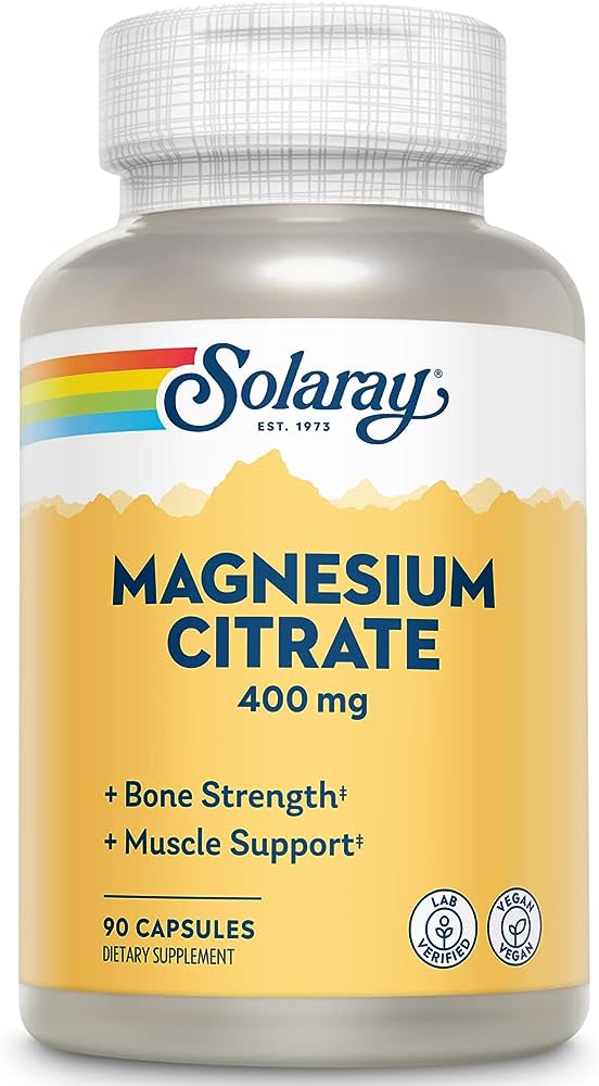 Solaray: Magnesium Citrate 400mg 90ct