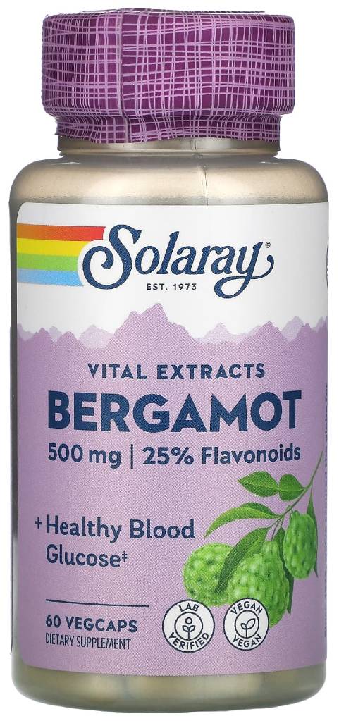 Solaray: Bergamot Special Formula (500 mg) 60 ct C-Vcp