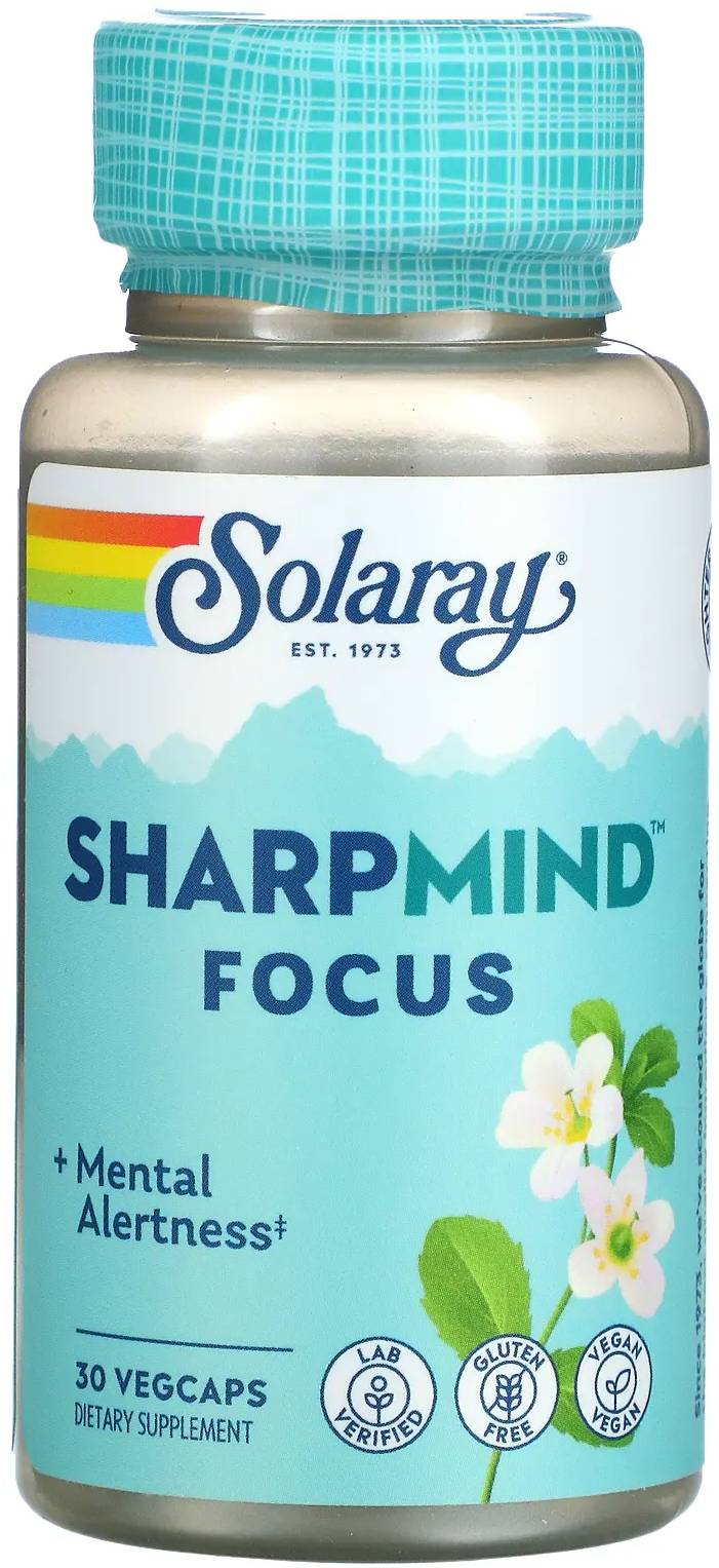 SharpMind Focus, 30 VegCaps