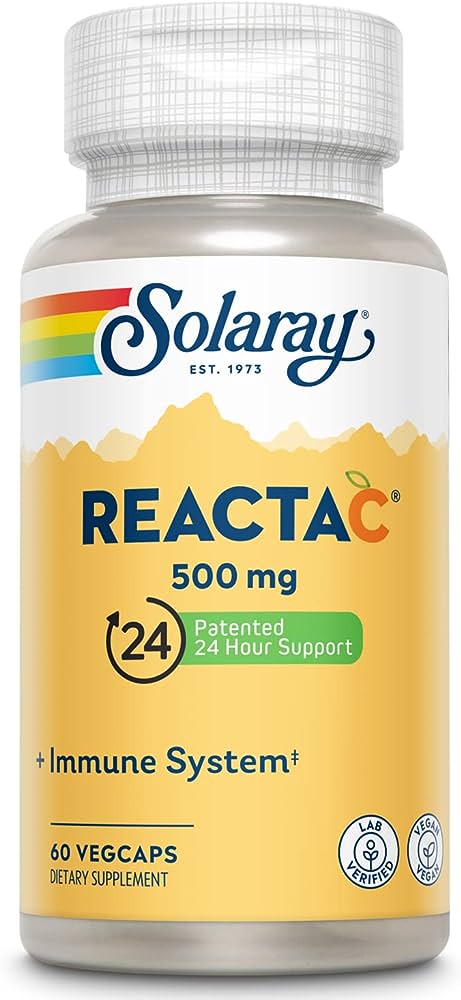Solaray: Reacta-C 500mg with Bioflavonoids 60 Vcaps