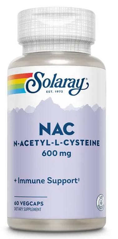 NAC N-Acetyl-L-Cysteine 600mg 60ct from Solaray