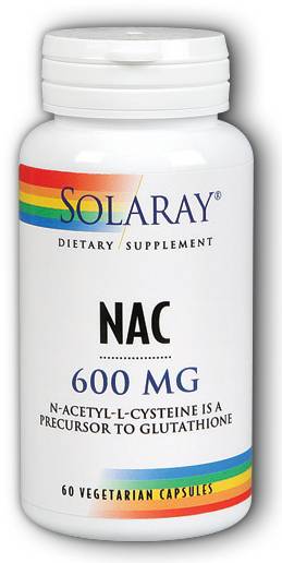 Solaray: NAC N-Acetyl-L-Cysteine 600mg 60ct