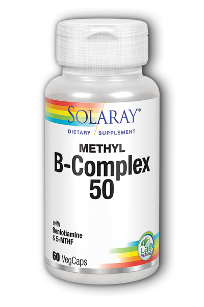 Solaray: Methyl B-Complex 50 60 ct Veg Cap