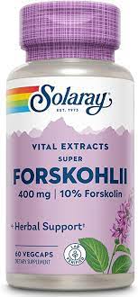 Solaray: Super Forskohlii Extract 400mg 60 Vcaps