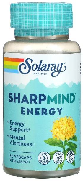 Solaray: SharpMind Energy 30 VegCaps