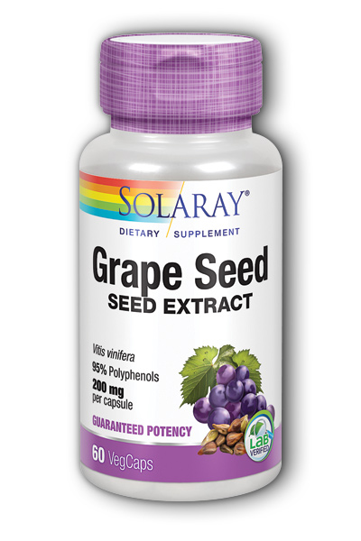 Solaray: Grape Seed Extract 60 ct 200 mg