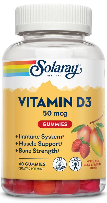 Solaray: Vitamin D3 Gummies 60ct