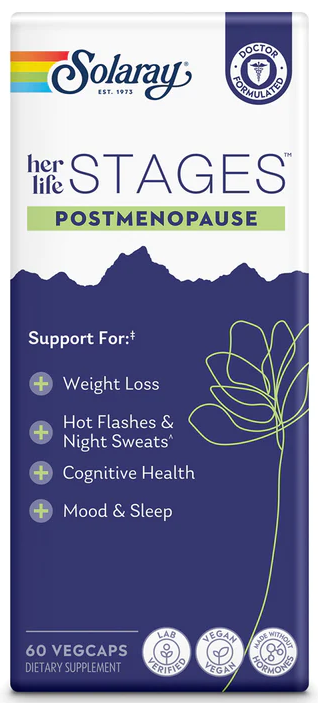 Solaray: Her Life Stages PostMenopause 60ct