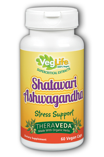 VegLife: Shatavari Ashwagandha - Stress Support 60 ct