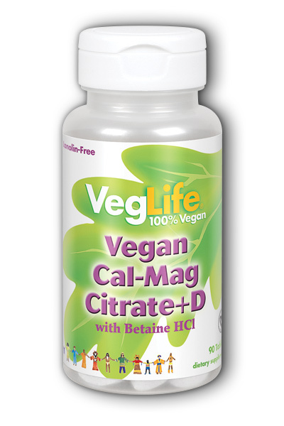 Veglife: Vegan Cal-Mag Citrate Plus D 90ct