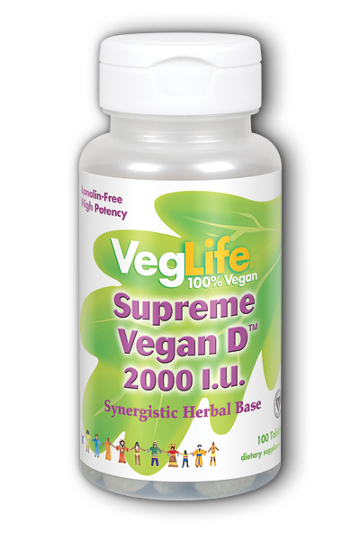 Veglife: Supreme Vegan D 2000IU 100 ct