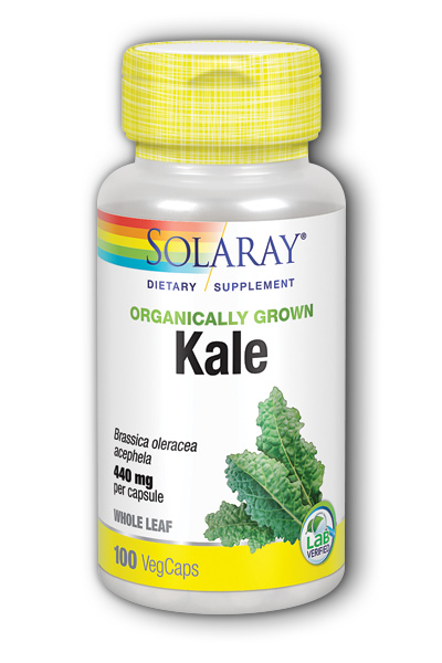 Organically Grown Kale 440 mg, 100 ct Veg Cap
