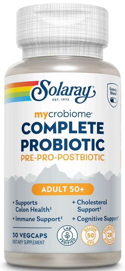 Solaray: Complete Probiotic Adults 50 Plus 30ct