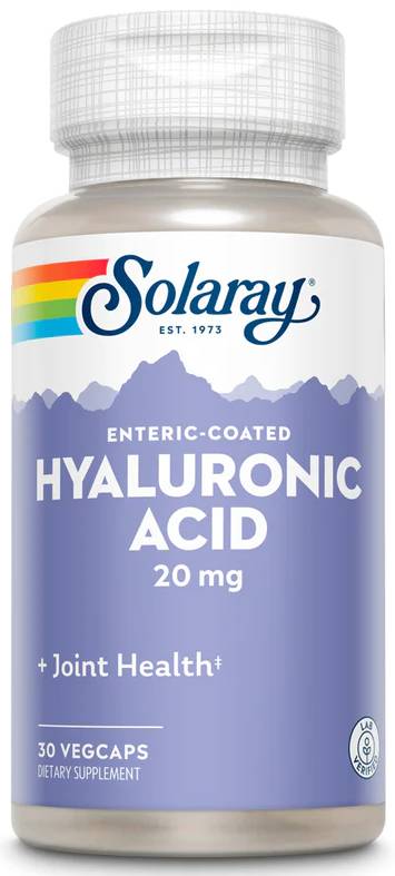 Solaray: Hyaluronic Acid 30ct 20mg