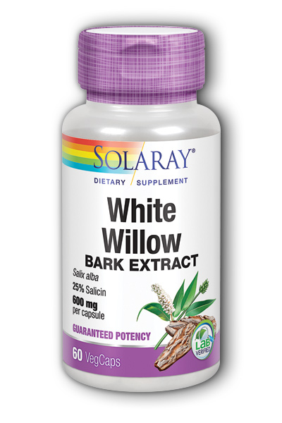 Solaray: White Willow Bark Extract 60 ct Vcp