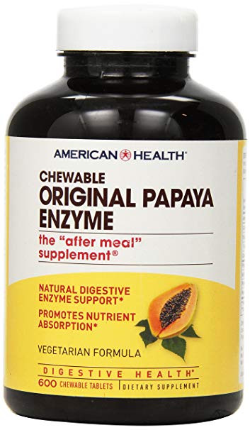 Papaya Enzyme Original Chewable, 600 tabs