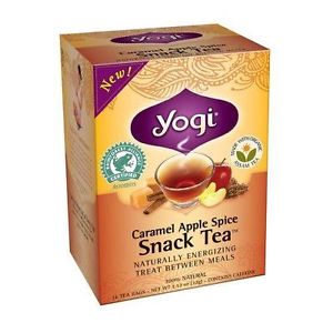 YOGI TEAS/GOLDEN TEMPLE TEA CO: CARAMEL APPLE SPICE SNACK TEA 16 BAG