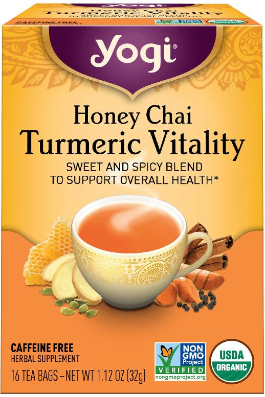 YOGI TEA: Honey Chai Turmeric Vitality 16 BAG
