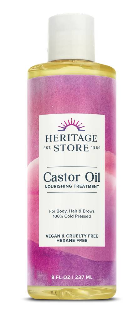 Heritage store: Castor Oil Cold Pressed 8 fl oz