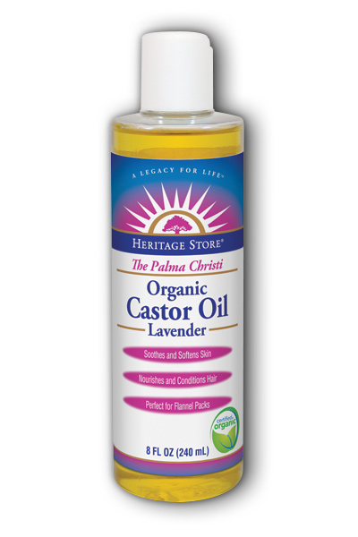 Heritage Store: Castor Oil Lavender Organic 8oz