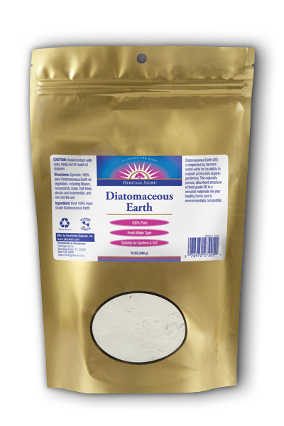 Heritage Store: Diatomaceous Earth 16 oz Fine Powder