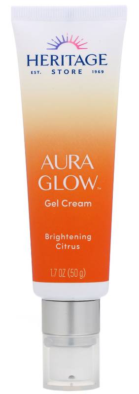 HERITAGE PRODUCTS: Aura Glow Gel Cream Brightening Citrus 1.7 OUNCE