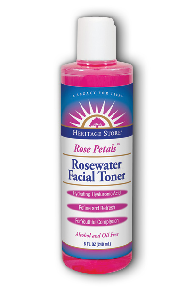 Heritage Store: Rosepetals Rosewater Facial Toner 8 oz Liq