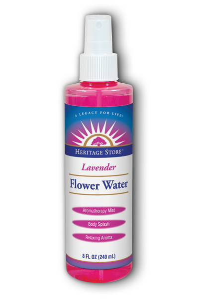 Heritage store: Flower Water Lavender With Atomizer 8 fl oz