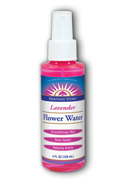 Heritage store: Flower Water Lavender With Atomizer 4 fl oz