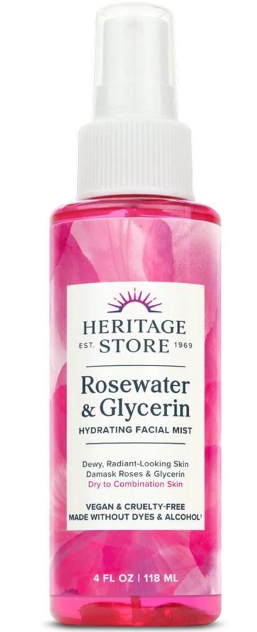 Heritage store: Flower Water Rose  Glycerine With Atomizer 4 fl oz
