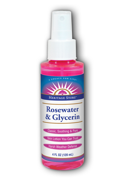 Heritage store: Flower Water Rose  Glycerine With Atomizer 4 fl oz