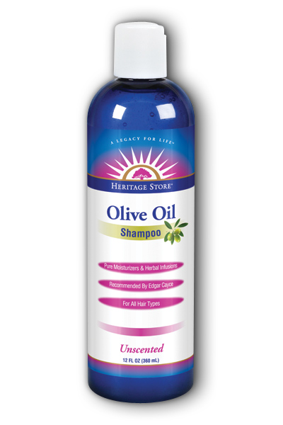 Heritage store: Olive Oil Shampoo Unscented 12 OZ