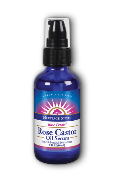 Heritage Store: Rose Castor Oil Serum (Rose) 2 oz Liq