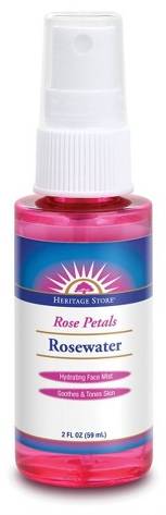 HERITAGE PRODUCTS: Rosewater w/ Atomizer 2 OUNCE