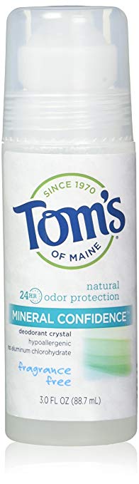 TOM'S OF MAINE: Fragrance Free Mineral Confidence Deodorant Crystal 3 ounce