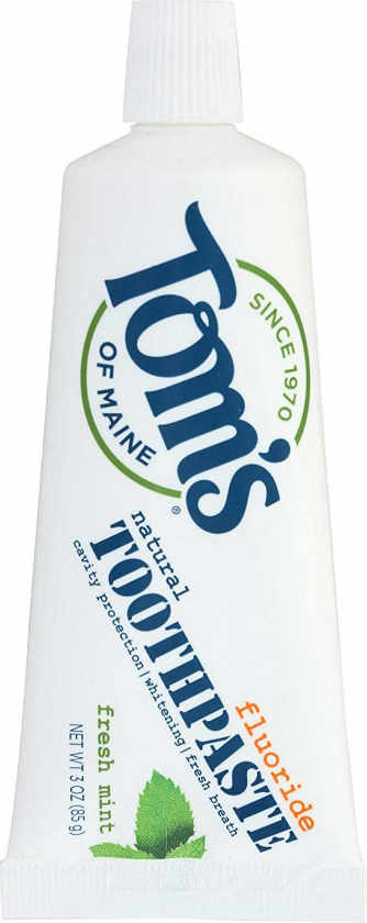 TOM'S OF MAINE: Fluoride Whitening Toothpaste Fresh Mint 12 pc