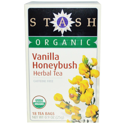 Organic Vanilla Honeybush Herbal Tea, 18 bag