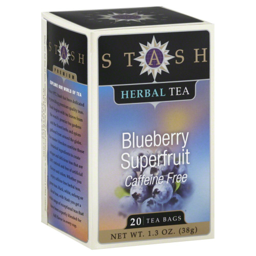 STASH TEA: Blueberry Superfruit Tea Caffeine Free 20 bag